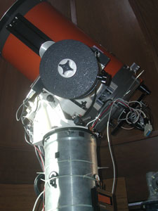 Il telescopio e la webcam