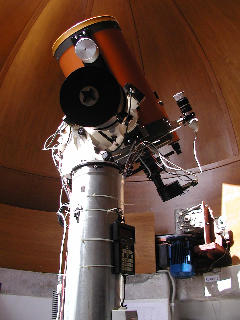 The telescope and webcam